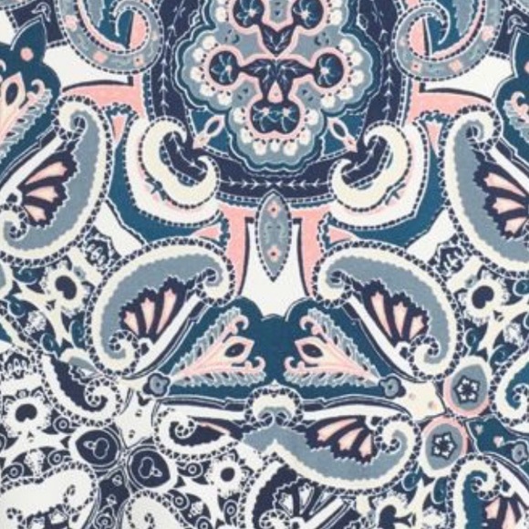 Eliza J Paisley Print Knit A-Line Mini Dress 18 - Picture 2 of 8